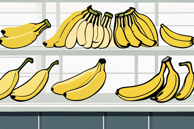 Illustration for: Preserving Bananas for Longer Shelf Life: Tips and Tricks – Bananas are a popular and nutritious fruit enjoyed by people all over the world. They are not only delicious but also packed with essential vitamins and mineral