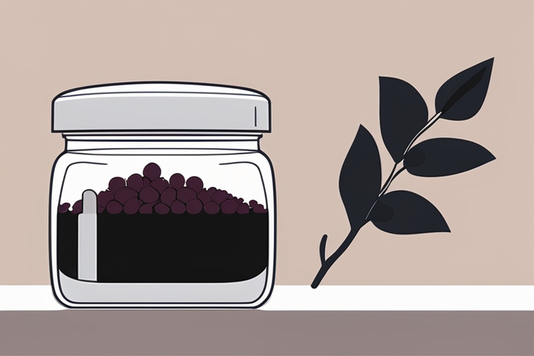 Illustration for: Preserving Black Elderberry for Future Use – Black elderberries are not only delicious but also packed with nutrients and antioxidants, making them a popular choice for various culinary and medicinal purpo