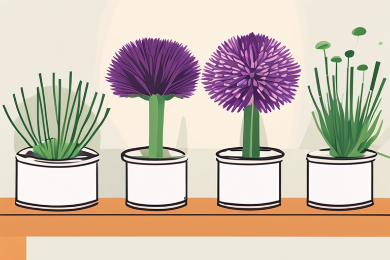 Illustration for: The Best Way to Store Allium to Prevent Spoiling – Allium, a genus of flowering plants that includes onions, garlic, leeks, and chives, are essential ingredients in many cuisines around the world. These aromatic