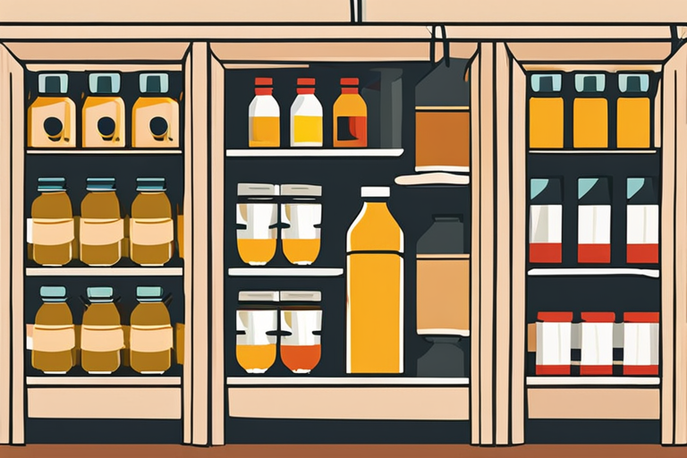Illustration for: How to Store Apple Juice Unrefrigerated Opened to Extend Its Shelf Life – Are you wondering how to store apple juice that has been opened and needs to be kept unrefrigerated? Proper storage is key to maintaining the quality and safety