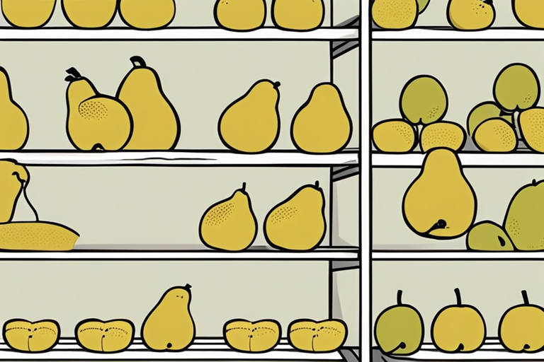 Illustration for: The Best Way to Store Asian Pear to Prevent Spoilage – Asian pears, also known as apple pears, are delightful fruits that are cherished for their crisp texture and sweet taste. To fully enjoy the flavor and freshnes