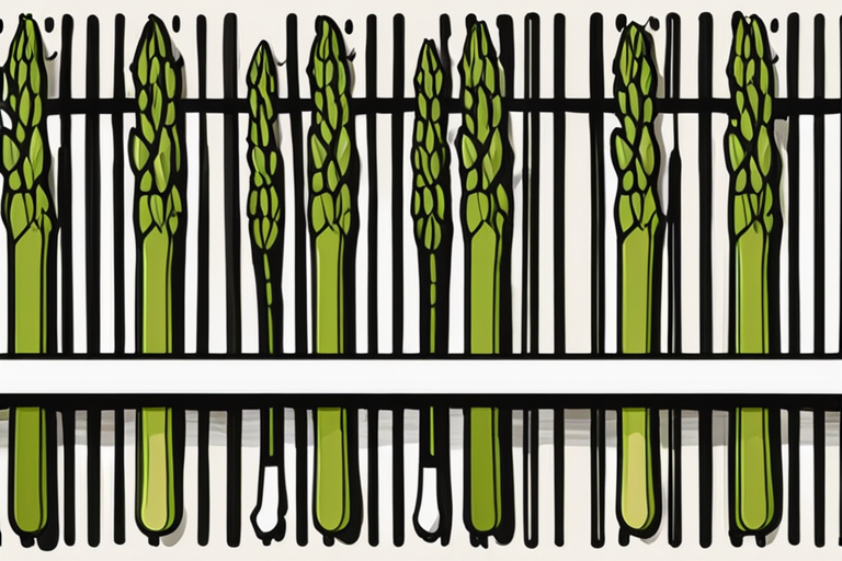 Illustration for: Maximizing Shelf Life: The Best Way to Store Asparagus – Asparagus is a versatile and delicious vegetable that can be enjoyed in a variety of dishes. To ensure that your asparagus stays fresh and flavorful for as long