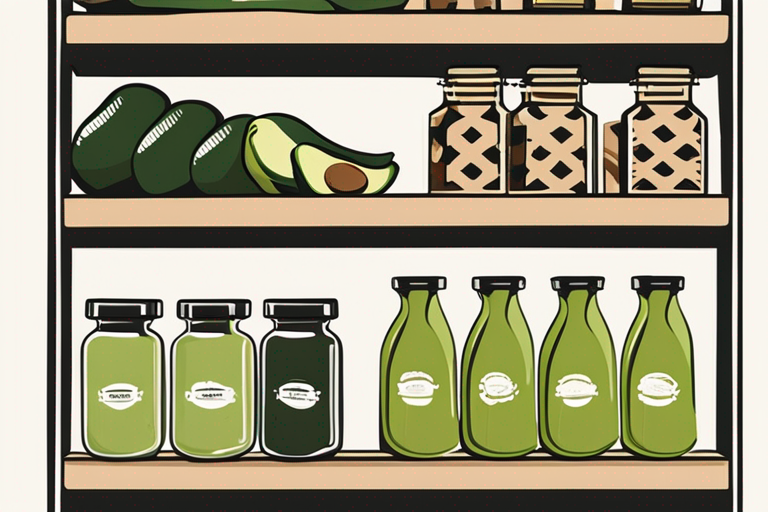Illustration for: The Best Way to Store Avocados in the Pantry – Avocados are a versatile and nutritious fruit that is loved by many. Whether you use them in salads, on toast, or in guacamole, it's essential to store them pro