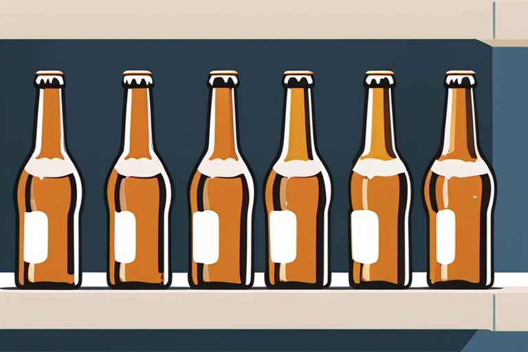 Illustration for: The Best Way to Store Unopened Beer Bottles for Maximum Freshness – When it comes to enjoying a refreshing beer, nothing beats the experience of cracking open a perfectly chilled bottle. However, to ensure that your beer tastes 