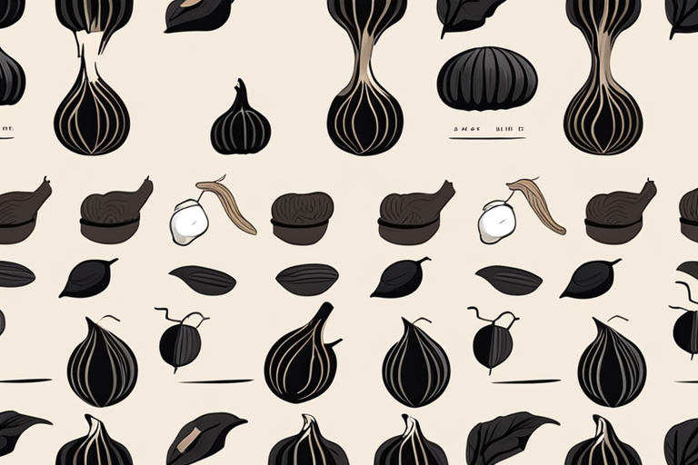 Illustration for: The Shelf Life of Homemade Black Garlic: A Comprehensive Guide – Are you a fan of the unique flavor and health benefits of black garlic? Have you tried making your own homemade black garlic and are now wondering about its she