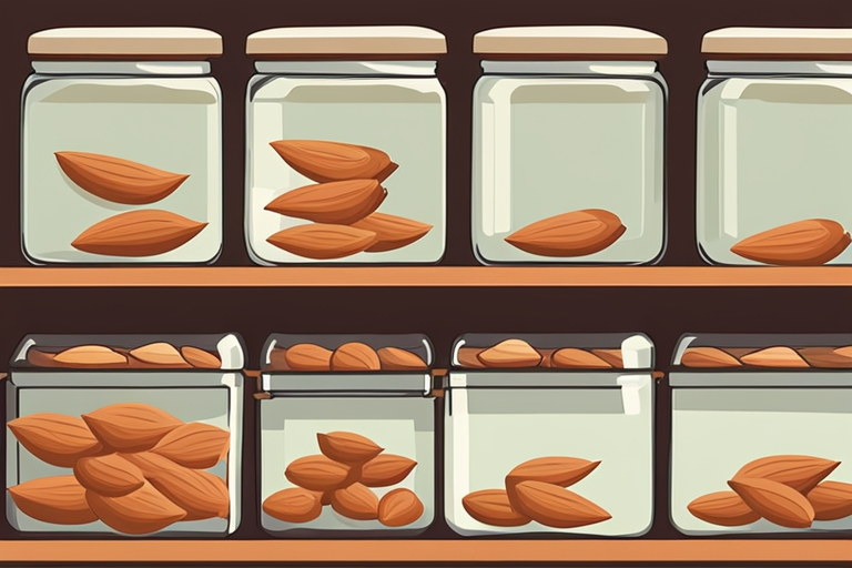 Illustration for: When Do Almonds Expire: A Guide to Almond Storage and Shelf Life – Almonds are a popular and nutritious snack enjoyed by many people around the world. Whether you like them raw, roasted, or in the form of almond butter, it's es