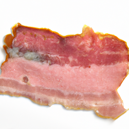 Spoiled Canadian Bacon Sliced