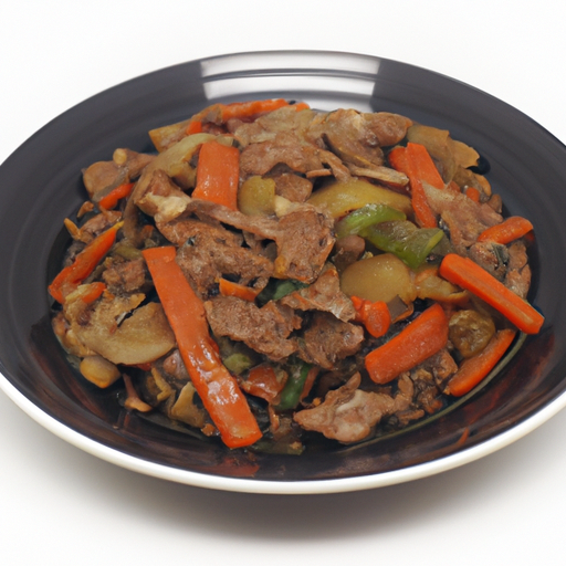 Fresh Chinese Food Beef Chop Suey Homemade or Takeout