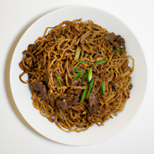 Fresh Chinese Food Beef Chow Mein Lo Mein Homemade or Takeout