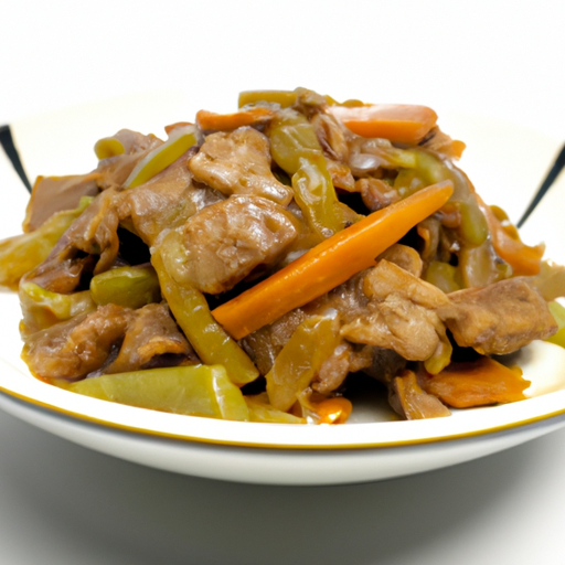 Fresh Chinese Food Pork Chop Suey Homemade or Takeout