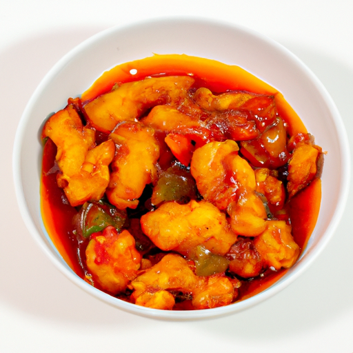 Fresh Chinese Food Sweet and Sour Chicken Homemade or Takeout