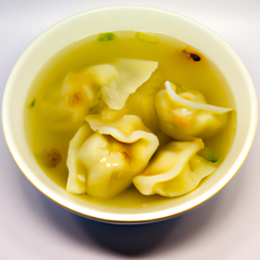 Fresh Chinese Food Wonton Soup Homemade or Takeout