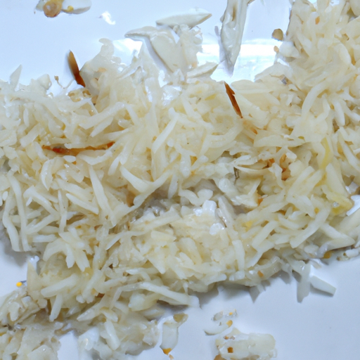 Arroz Basmati cocido deteriorado