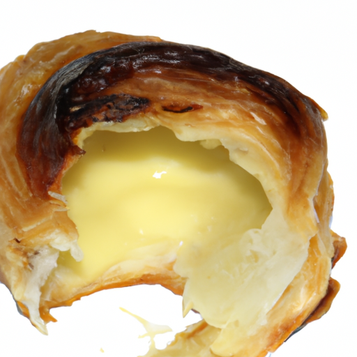 Spoiled Danish Pastry Filled with Cream Custard or Cheese