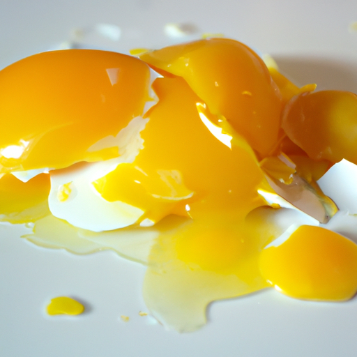 Spoiled Egg Yolks Fresh Raw