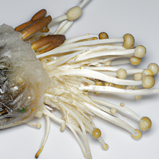 Spoiled Enoki Mushrooms