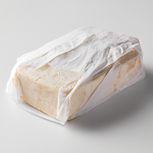 Fresh Fontina Cheese Sold in Wrapped Block Opened