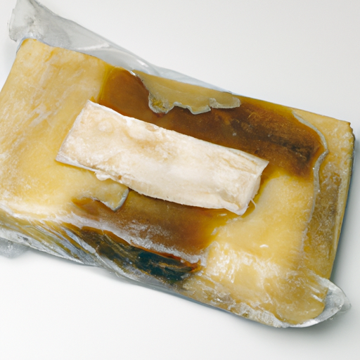 Spoiled Fontina Cheese Sold in Wrapped Block Opened