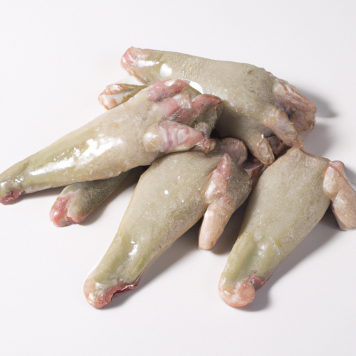 Fresh Frog Legs Purchased Commercially Frozen Raw