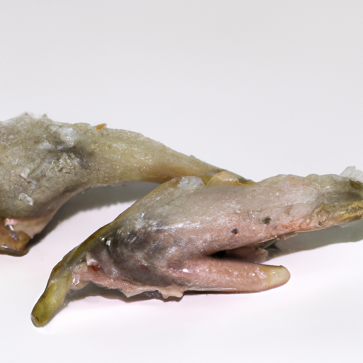 Spoiled Frog Legs Purchased Commercially Frozen Raw