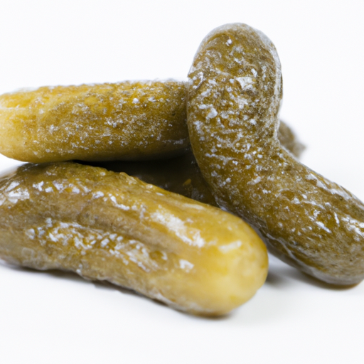 Fresh Gherkin Pickles Commercially Jarred Sold Unrefrigerated Opened