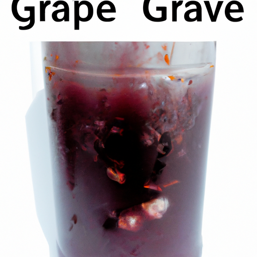 Spoiled Grape Juice Refrigerated Opened