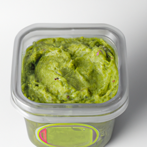 Fresh Guacamole Commercially Packaged Sold Refrigerated Opened