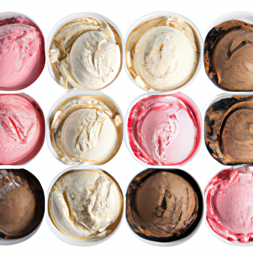 Fresh Ice Cream Commercially Frozen All Flavors Including Vanilla Chocolate Strawberry Coffee Butter Pecan Opened Package