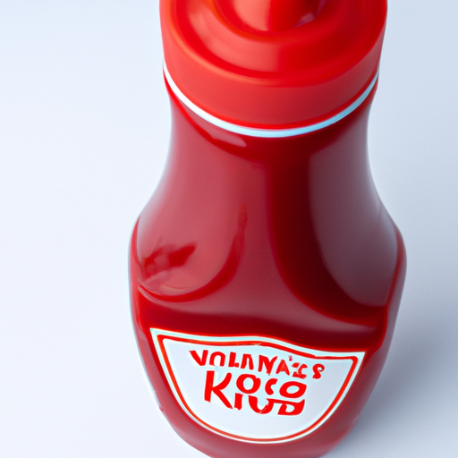 Fresh Ketchup Catsup Commercially Bottled Opened