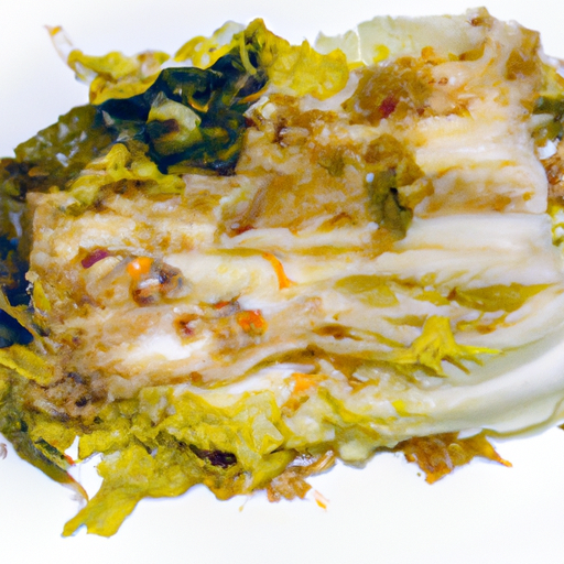 Spoiled Kimchi Fermented Napa Cabbage