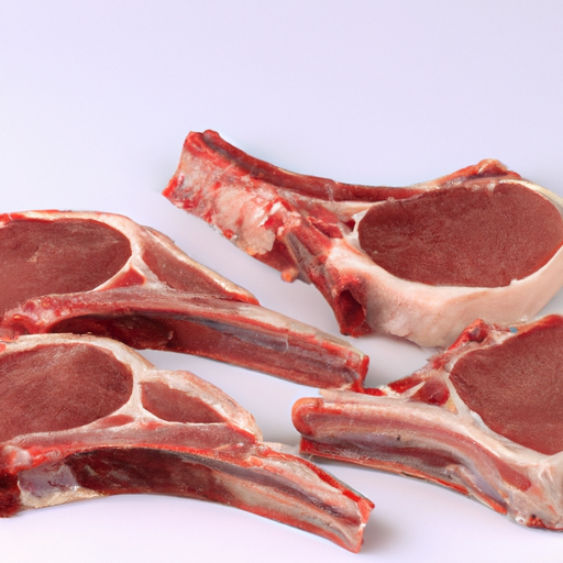 Fresh Lamb Chops All Cuts Including Shoulder Loin Rib Purchased Commercially Frozen Raw