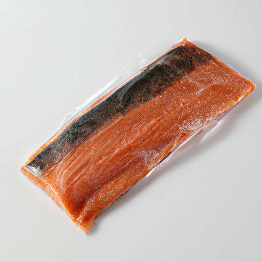 Fresh Smoked Salmon Commercially Vacuum Packaged Unopened