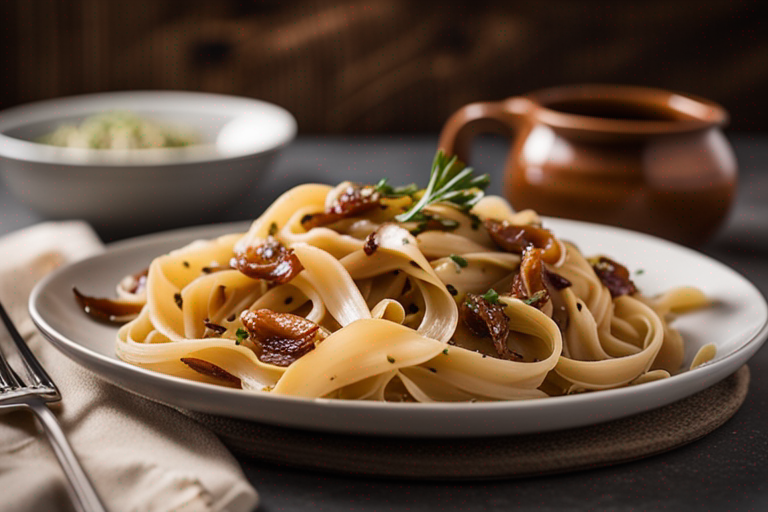 Caramelized Shallot Pasta