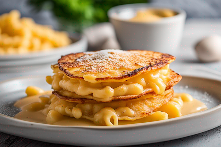 Mac and Cheese Powder Pancakes