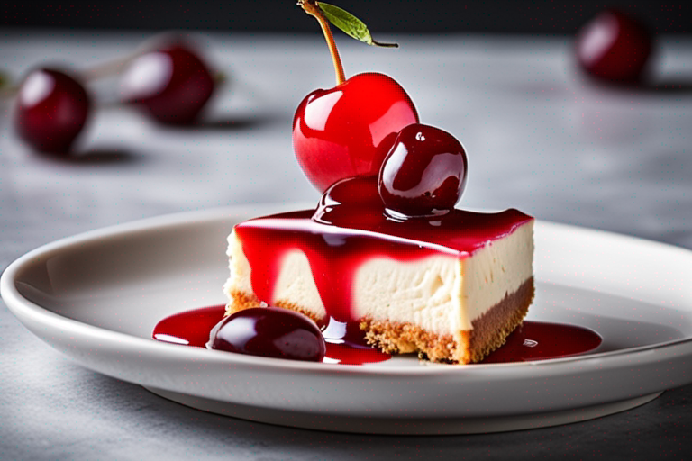 Maraschino Cherry Cheesecake