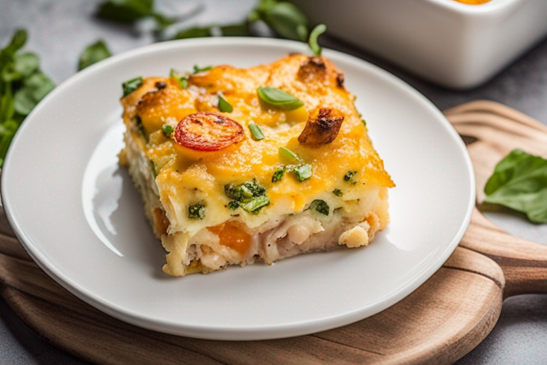 Savory Hot Roll Mix Breakfast Casserole