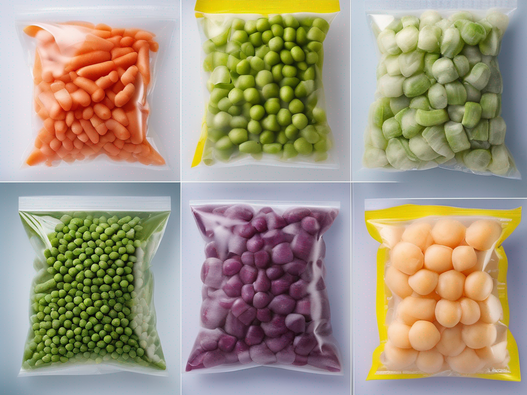 Proper Storage of Frozen Vegetables: Unopened Bag in the Freezer