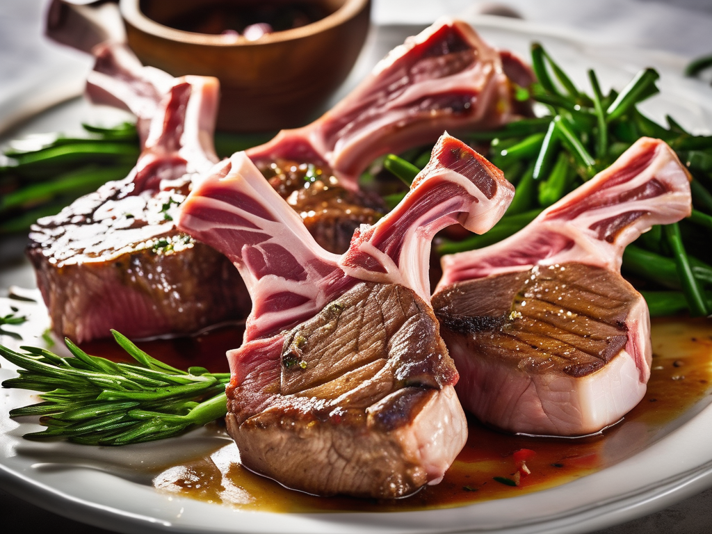 Proper Storage of Lamb Chops Pre-Stuffed Store Prepared Raw to Prevent Spoilage