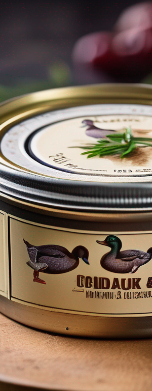 Safely Opening and Serving Duck Pate Commercially Canned Unopened