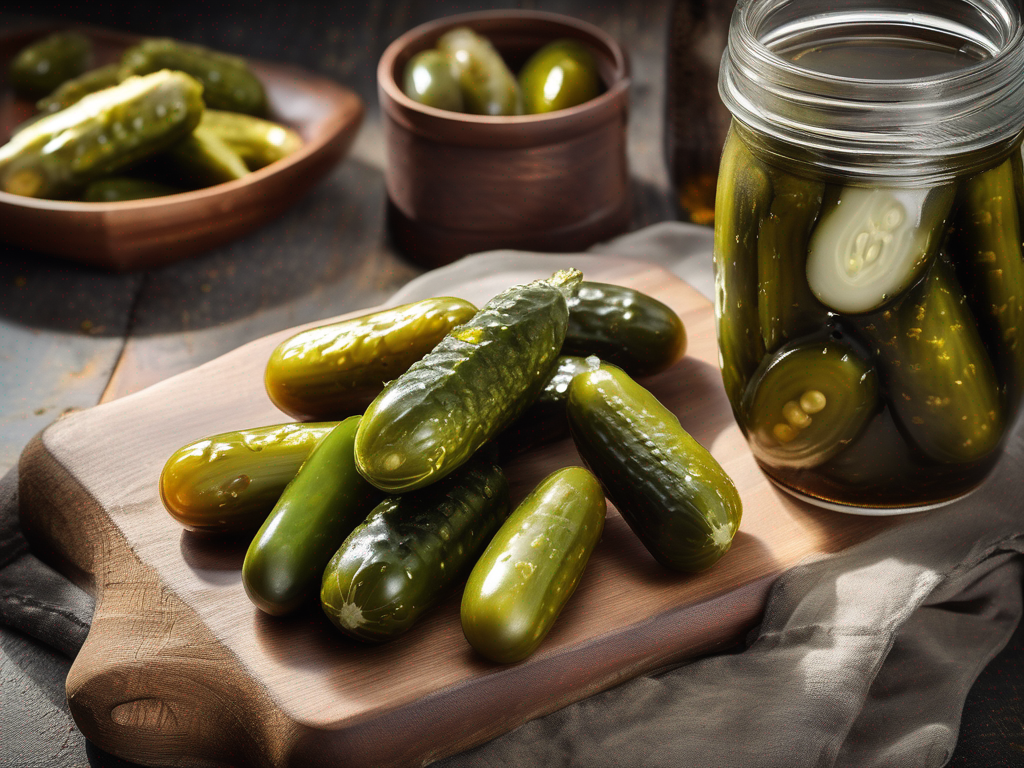 Safely Storing Opened Gherkin Pickles – Commercially Jarred, Sold Unrefrigerated